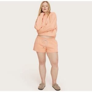 Women's Mid-Rise Pull-On Sweatshorts - Parke x Target Peach Orange Sz S In Hand